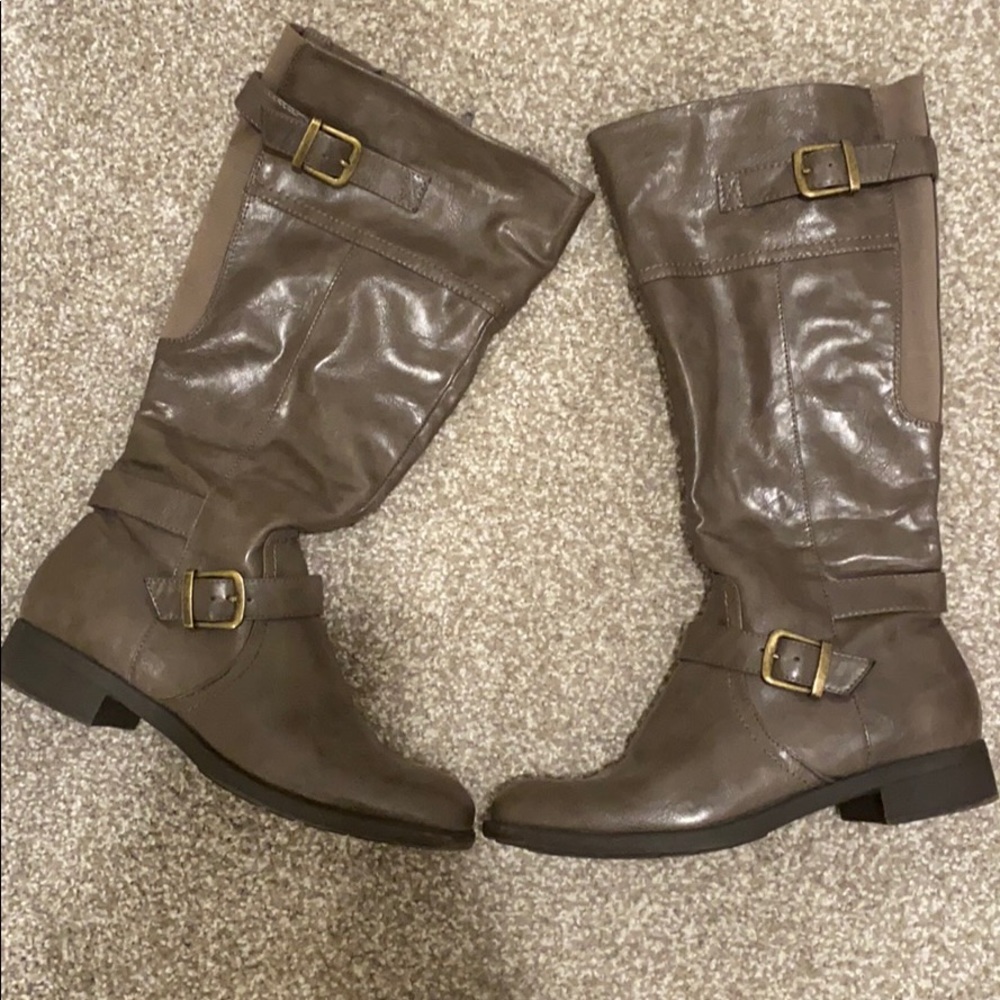 Grey Boots